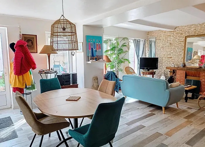 Charmante Villa En Pierre A 600M De La Plage - Fr-1-746-20 別荘 Langrune-sur-Mer