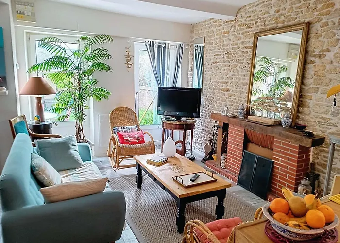 Charmante Villa En Pierre A 600M De La Plage - Fr-1-746-20 * Langrune-sur-Mer